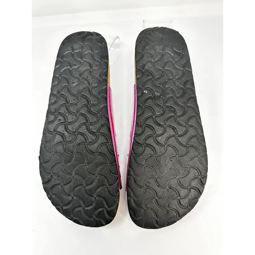 Birkenstock Betula Grenada Sandals Womens Sz 9 Pink Metallic Patent Leather